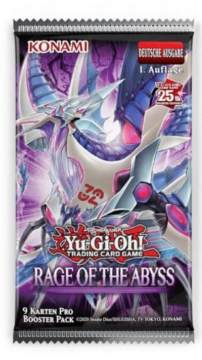 YuGiOh! 25th Anniversary - Rage of the abyss Boosterpack - Deutsch